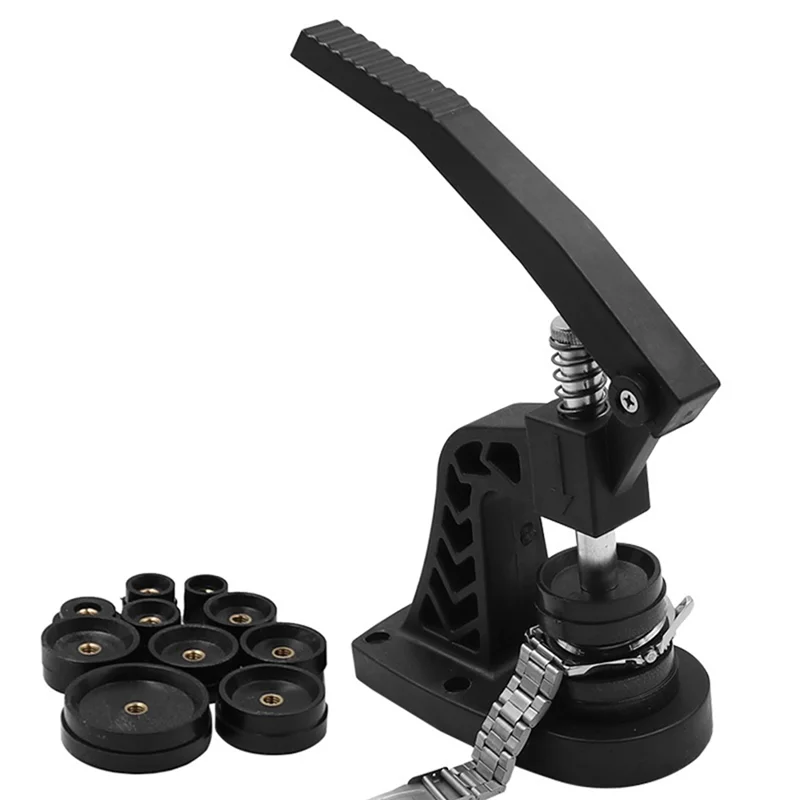 ELBA_Watch Capping Device Desktop Watch Repair Tool Set Replace Battery the Capping Device is Equipped with 12 Dies.