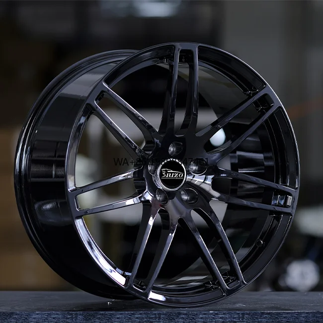 

Кованые диски REP 601F с индивидуальным дизайном, разноширокие, 5-спицевые, 5-отверстные, черные с серебристой окраской, готовы к отгрузке для Audi