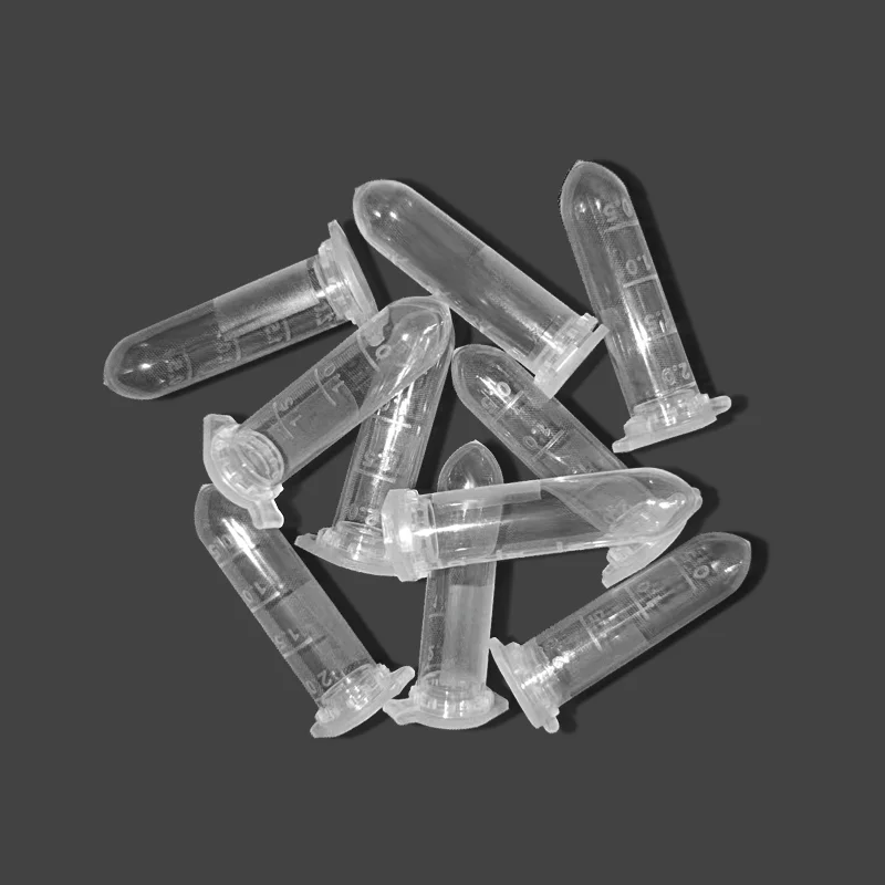 500 Stuks 2Ml Sample Reageerbuis Specimen Buis Lab Supplies Clear Micro Plastic Centrifuge Flacon Snap Cap Container Voor laboratorium