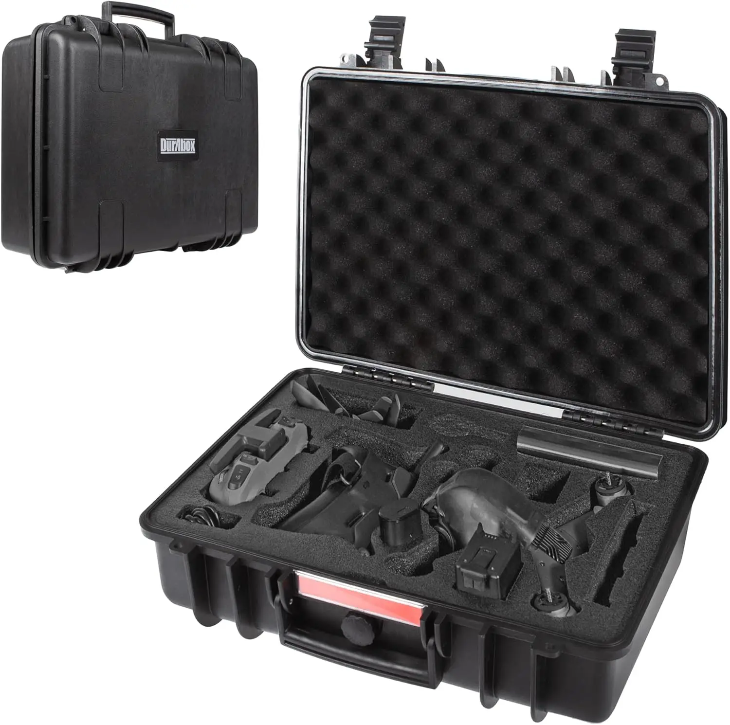

Hard Travel Case 18x14x6" with Customizable Foam for Cameras Lenses Laptops Electronics and Pistols