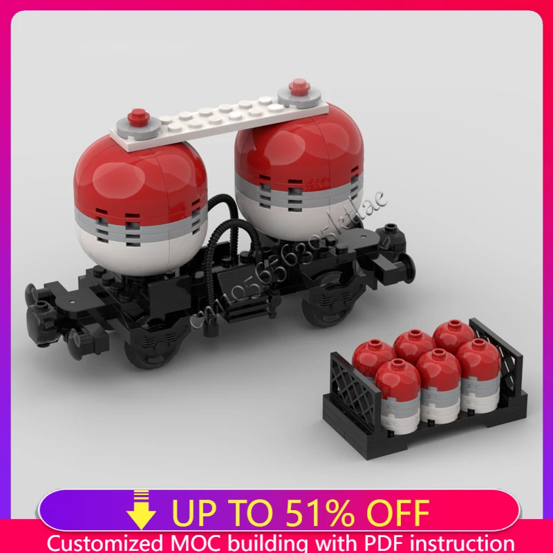 جديد MOC مدينة التوأم خزان السكك الحديدية ناقلة عربة قطارات السيارات نموذج لتقوم بها بنفسك الأفكار الإبداعية التكنولوجيا ألعاب أطفال الجمعية الألغاز الهدايا الدعاوى #2