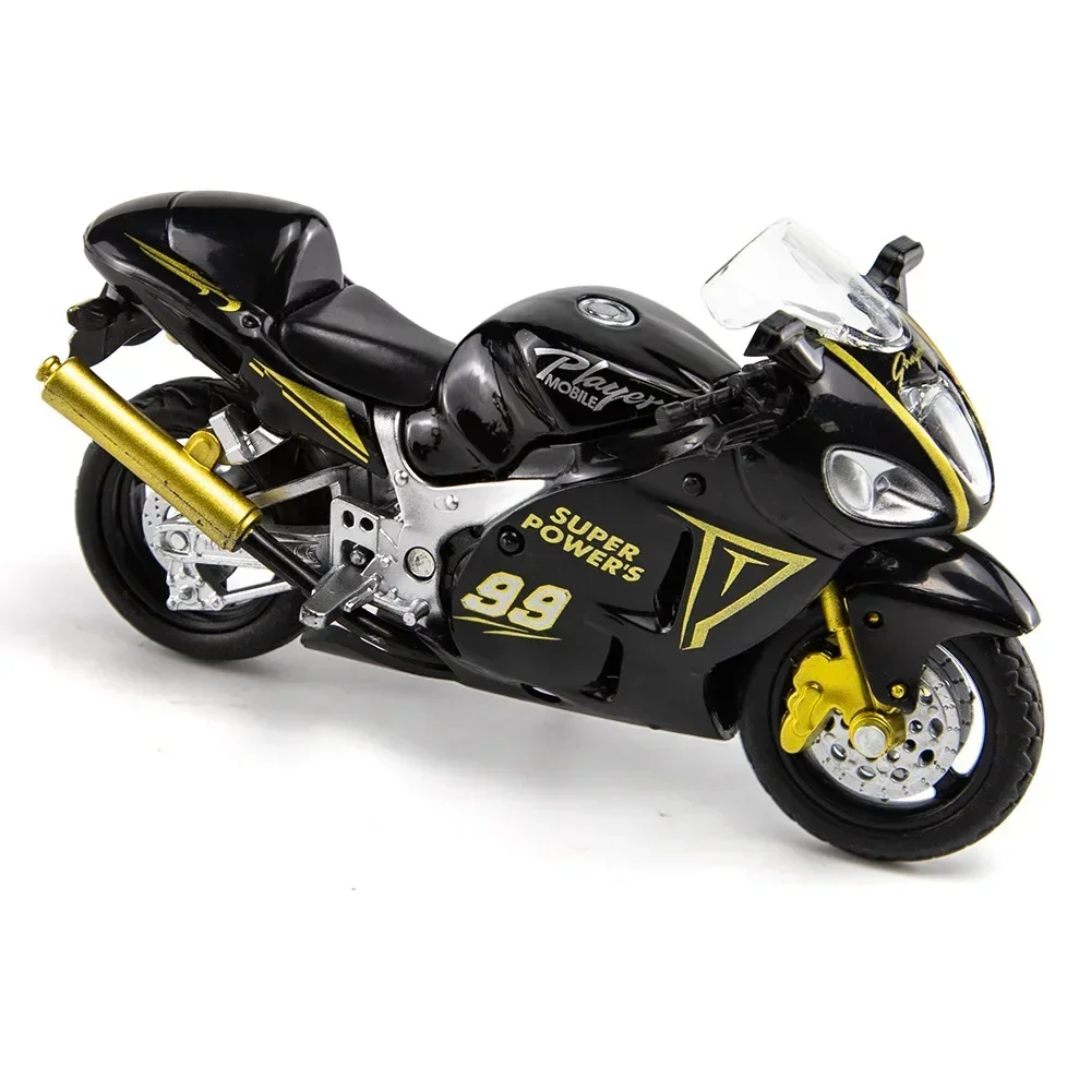 1:18 SUZUKI Hayabusa GSX1300 Magic Finger Alloy Motorcycle Model Vehicles Collectible Hobbies Motorcycle Boy Model Toys