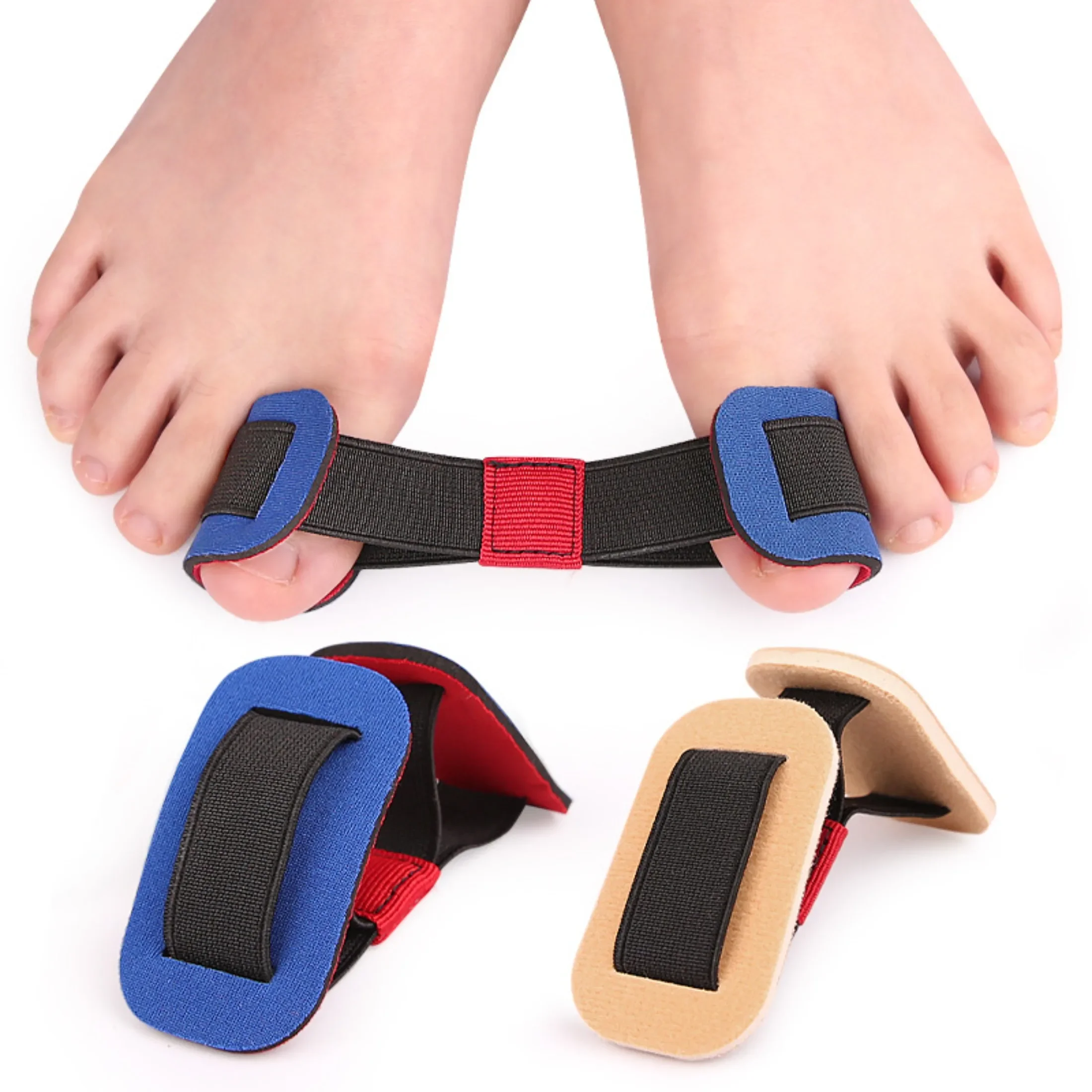 1Piece New Hot Sale Big Toe Exercise Hallux Valgus Belt Stretcher Corrector Tension High Elasticity Training Foot Care Pedicure