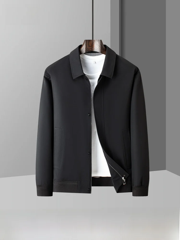 

Мужская куртка Snow Flying 2026: Новинка Весны, Повседневный Деловой Стиль, Верхняя Одежда из Полиэстера, Стандартный Крой