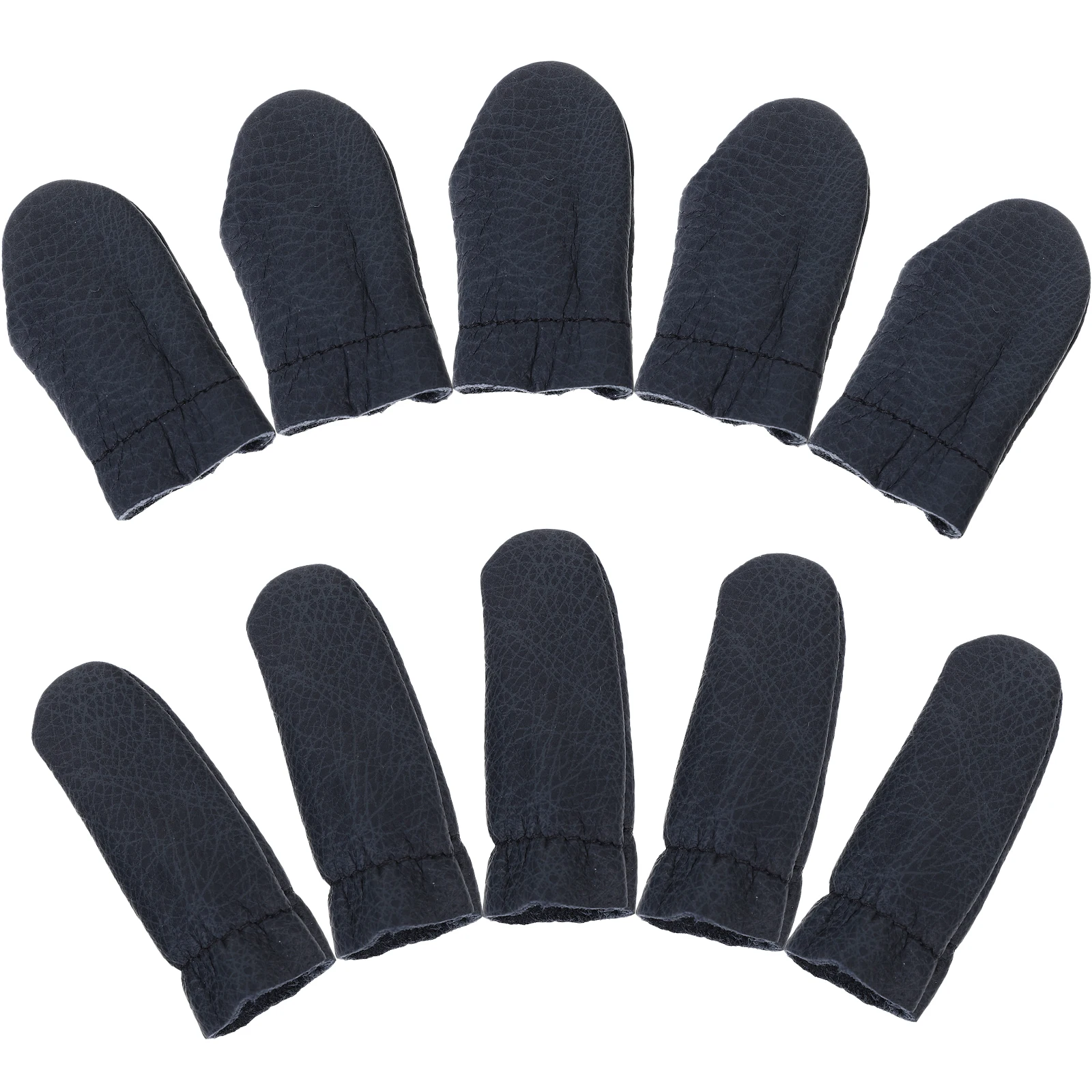 

10Pcs PU Thimble Finger Cots Finger Protectors for Needle Felting Sewing Craft Supplies Quilting Thimbles