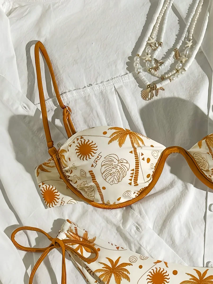 Sexy Vrouwen Badpak Vrouwelijke Print Badmode Push Up Braziliaanse Micro Bikini Beachwear Bikini Set Biquini Zwempak