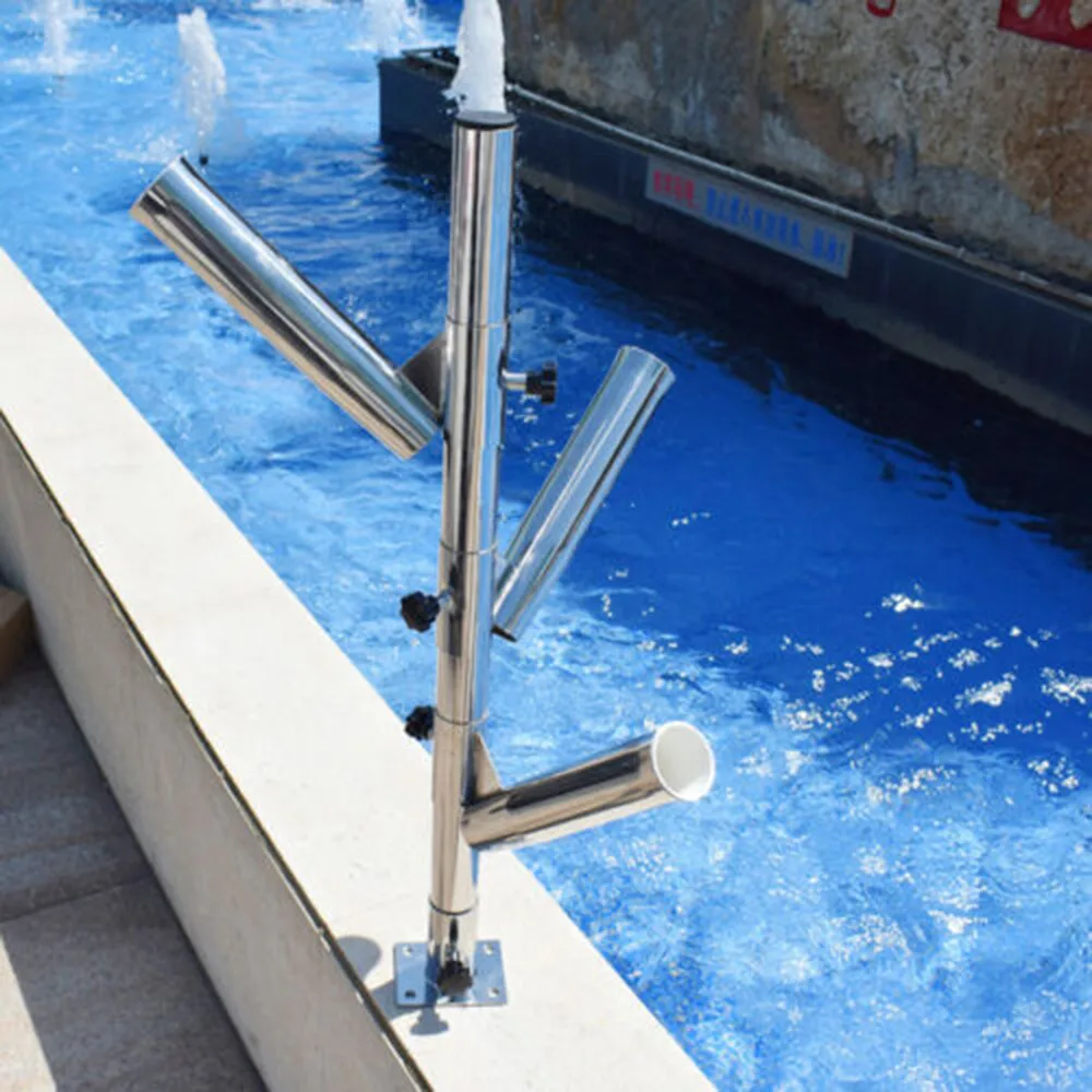 Tree Type 3 Rod Holder Adjustable Fishing Boat Rod Holder Rocket Launcher