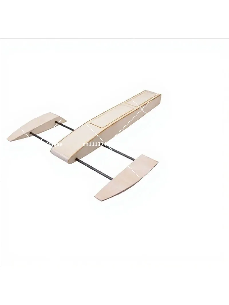 RC Outrigger Speed Boat Wooden Sponson Shrimp Model Kit, Radio Remote Control Racing Boat, Single Model