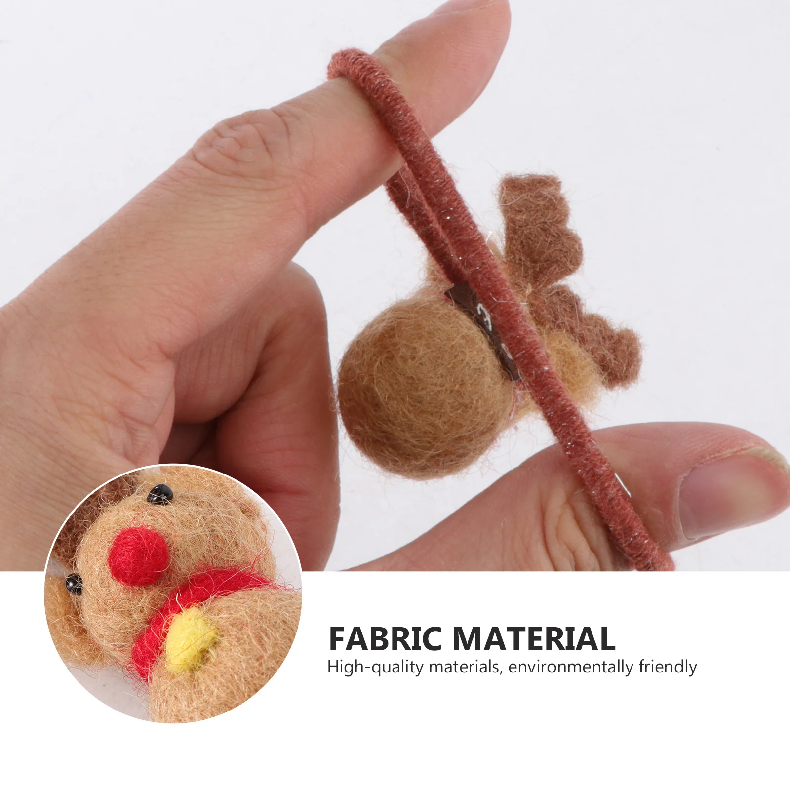 5 stuks kerst haaraccessoires elastische scrunchies paardenstaarthouders voor dik dun krullend steil haar kerst paardenstaarthouder