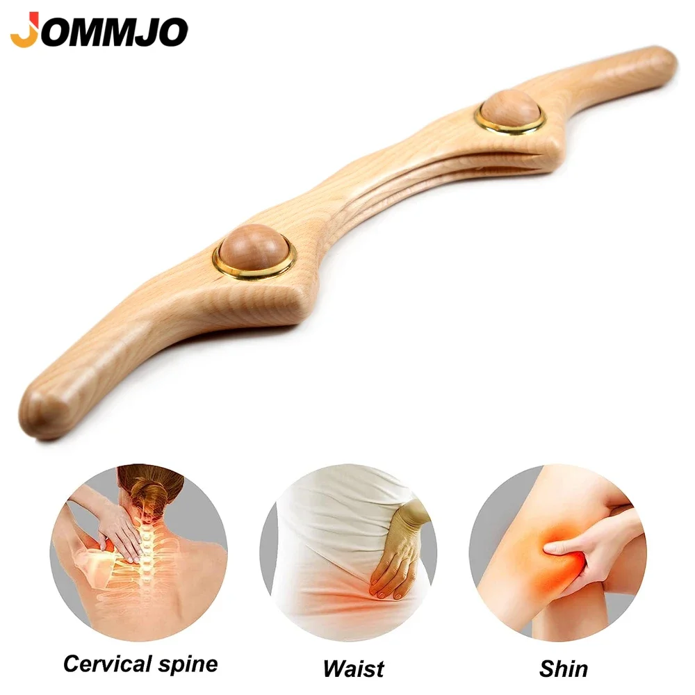 Wood Therapy Tools for Body Shaping,Wooden Massage Tools, Lymphatic Drainage Massager Body Sculpting Tools, Wooden Gua Sha Tools
