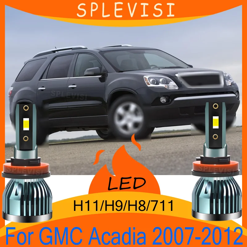 

Инструменты не требуется, водонепроницаемый корпус, прозрачные лампы ночного видения для фары ближнего света для GMC Acadia 2007 2008 2009 2010 2011 2012