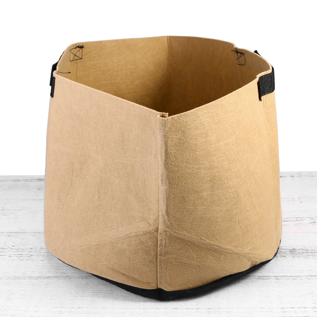 

10-галлонные мешки из ткани для выращивания питательных веществ, нетканые аэрационные горшки для детского сада, посадки цвета хаки, прочный воздух для корней растений