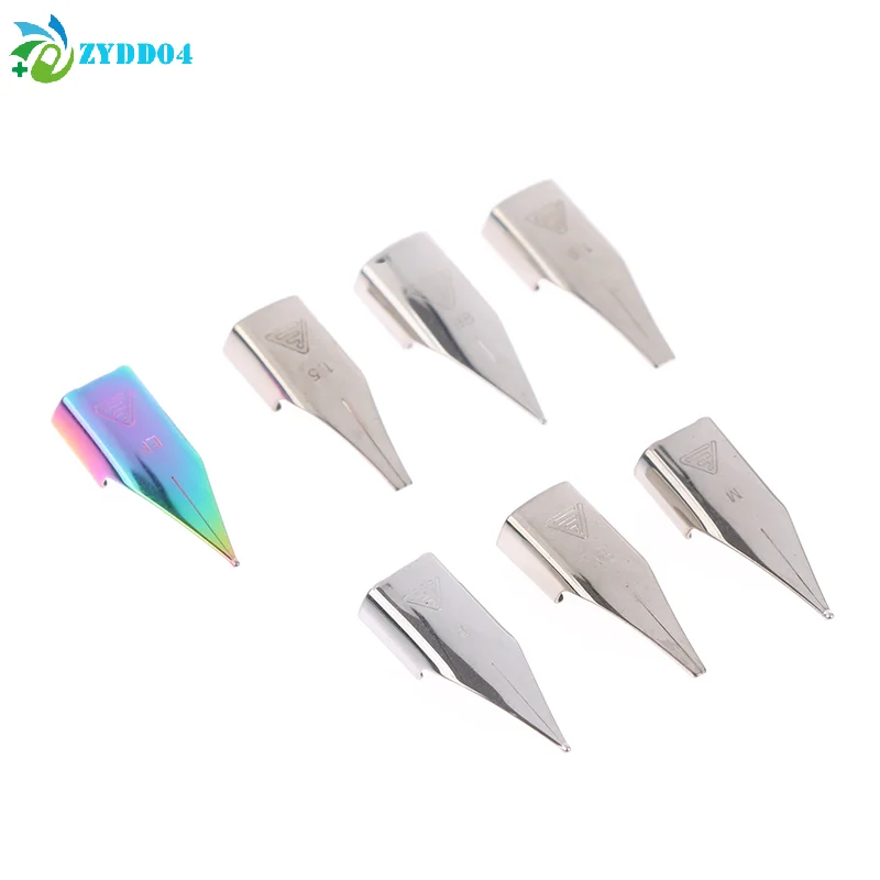 ●3Pcs 757# Fountain Pen Nib Accessories Dazzling F/EF/M Art Nib School Supplies image 2
