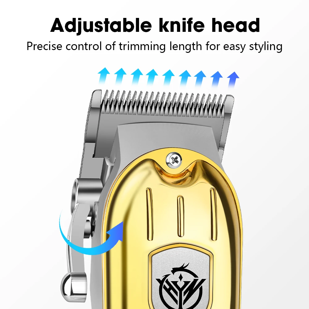 

Professional Hair Clipper Electric Barber Hair Trimmers For Men Adults Cordless Rechargeable Hair Cutter Machine for Salon