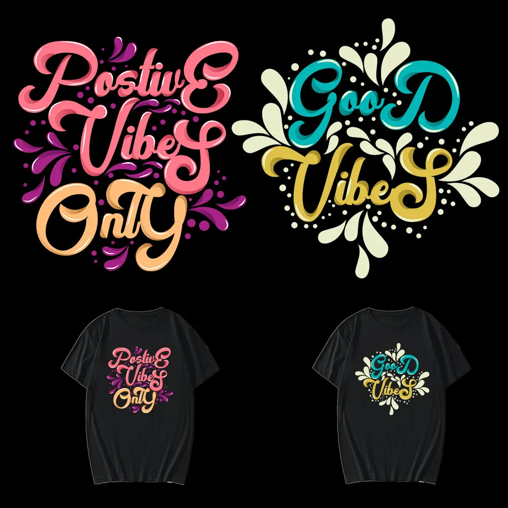 Good Vibe Iron On T…