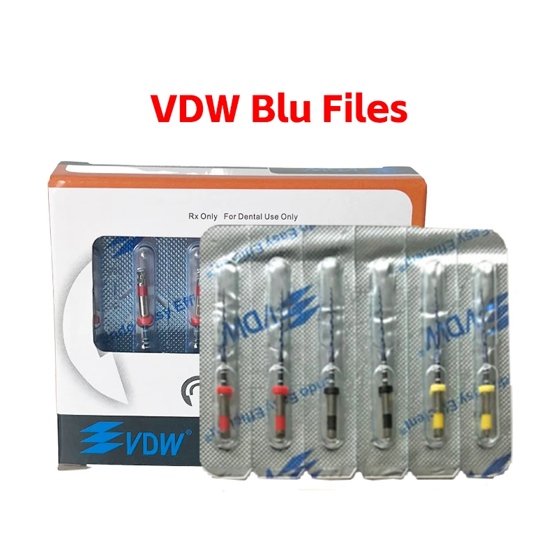 5PKS/30pcs Dental VDW Reciprocal Blue Files Reciprocation Endo NITI File Heat Dentistry Endodontic Instrument