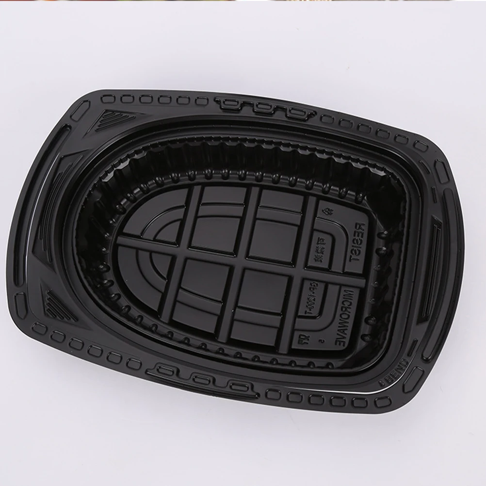 

5pcs Handheld Food Containers Disposable Meal Prep Boxes Roasted Turkey Storage Leakproof For Camping Travel School