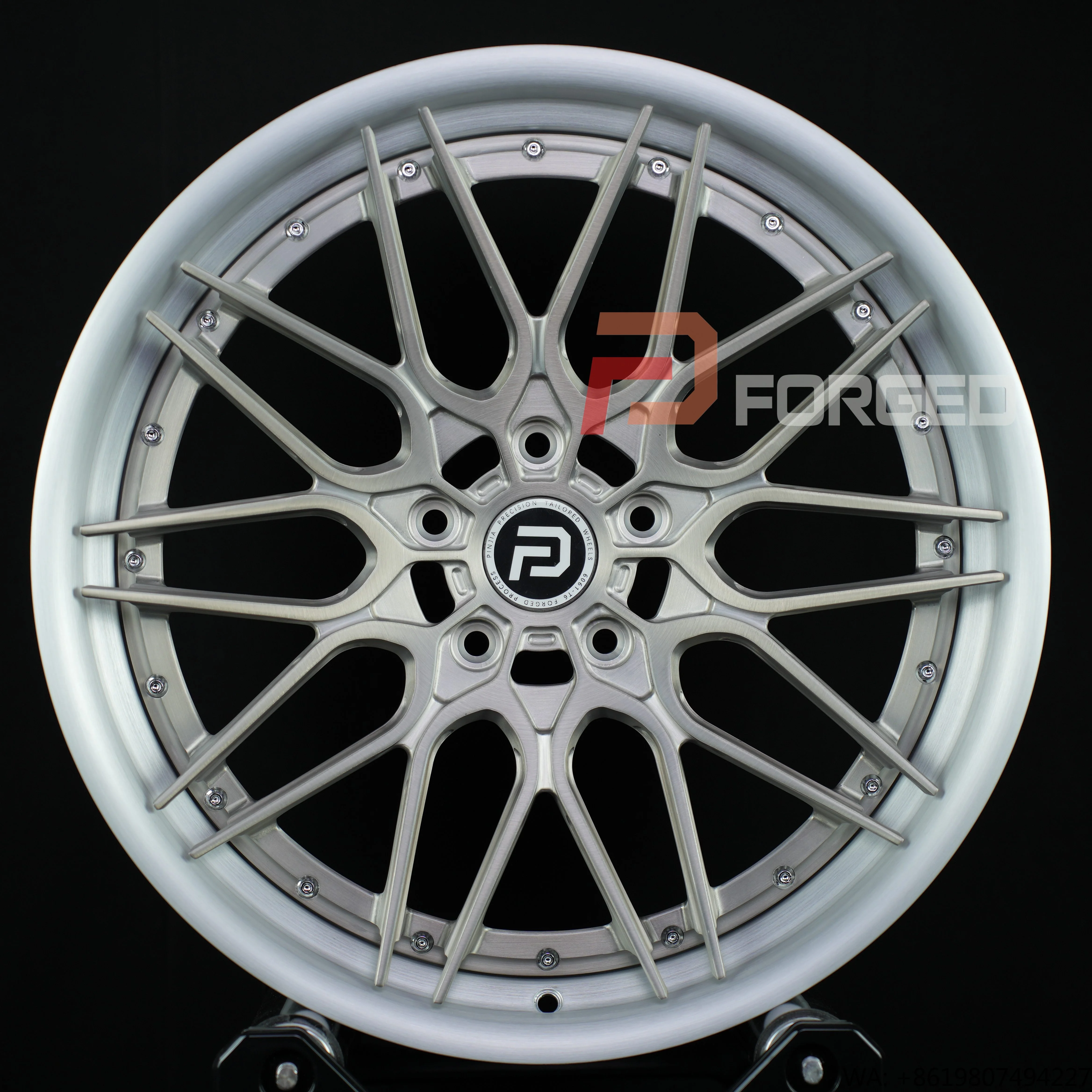 

Custom 2-piece Forged Alloy Wheels for Tayean GTS 911 Carrera 4S GT3 Bugatti Veyron Chiron M3 Dodge Hellcat RS