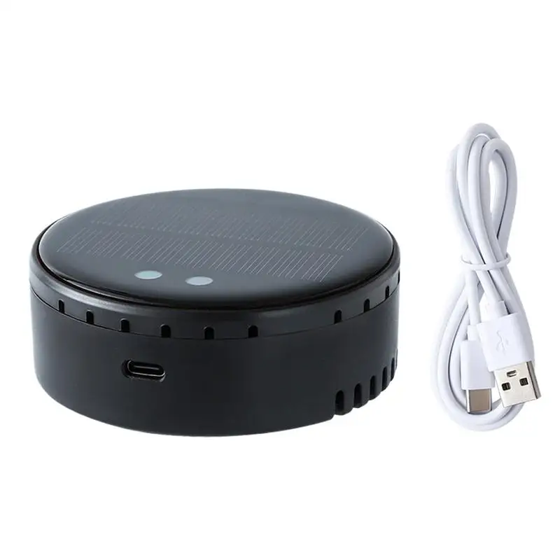 

Air Purifier For Car Solar Portable HEPA Car Purifier Air Freshener Vehicle Accessories Small Home Deodorizer With USB Cable For
