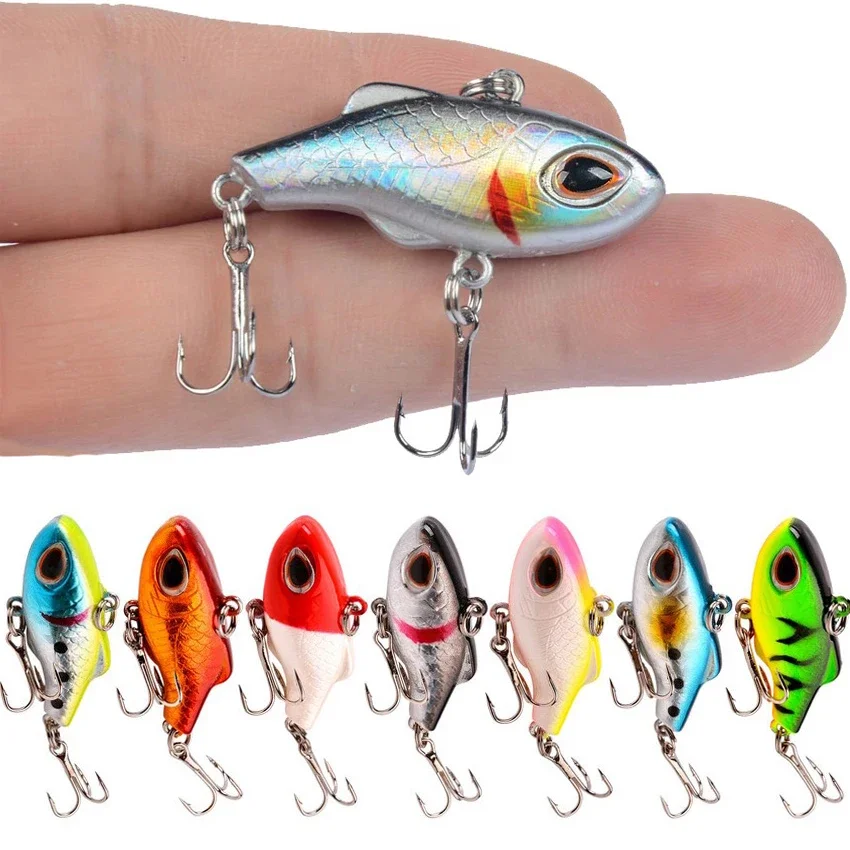 New 3.5Cm 5G Winter Crankbait Wobbler Sinking Fishing Crankbaits Vib Lure Ice Hard Lure Mini Wobblers Crankbait Sea Fishing Lure