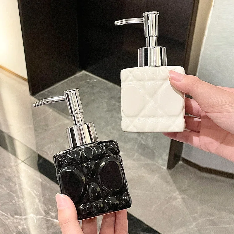 

Керамический пресс-бутылка, дезинфицирующее средство для рук, бутылка для отеля, ванная комната, гель для душа, шампунь, пустые бутылки, отдельные бутылки, дозатор жидкого мыла