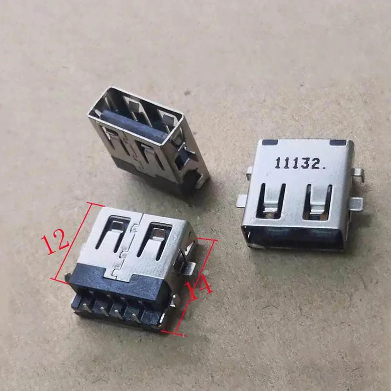 1-5PCS USB 2,0 Typ-A Schnittstelle Weibliche Lade Port Buchse Stecker Für Lenovo ThinkPad HP ASUS Dell und andere Laptops USB 2,0 – Detail 2