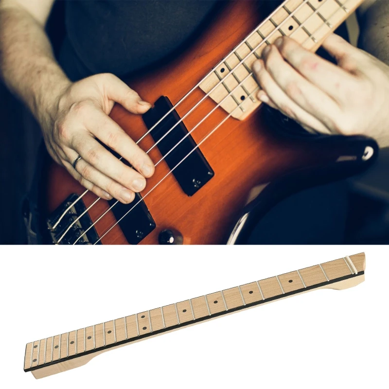 25 Frets Headless Maple Electric Guitar Neck Fingerboard Handle Electric Bass Handle Stringed Musical Instrument DropShipping