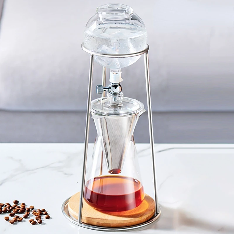 

Cold extraction pot household drip-type hand-brewed coffee cold extraction tea drop pot coffee appliance set ice drop coffee pot