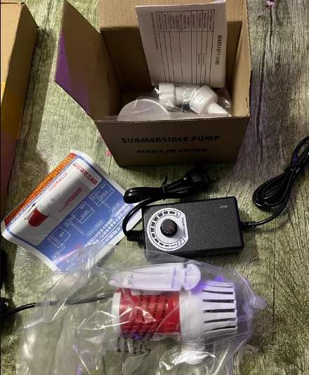 

Brushless DC Water Pump - 4-12V Solar-Powered with Adjustable Flow for Aquariums​