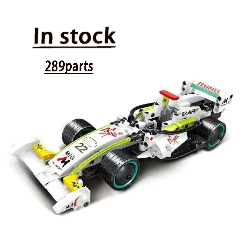 

Новая модель совместима с MOC- 182860 Super F1Formula 1 MOC-59664MOC креативный комбинированный набор DIY детский строительный блок на день рождения игрушка