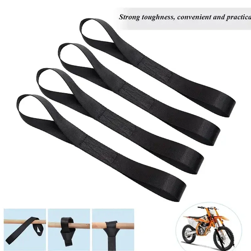 

Motorcycle Soft Loop Tie Strap Ratchet Strap Ring Webbing Multifunctional Belt Cart Lanyard Bundling Luggage Bundling Down Strap