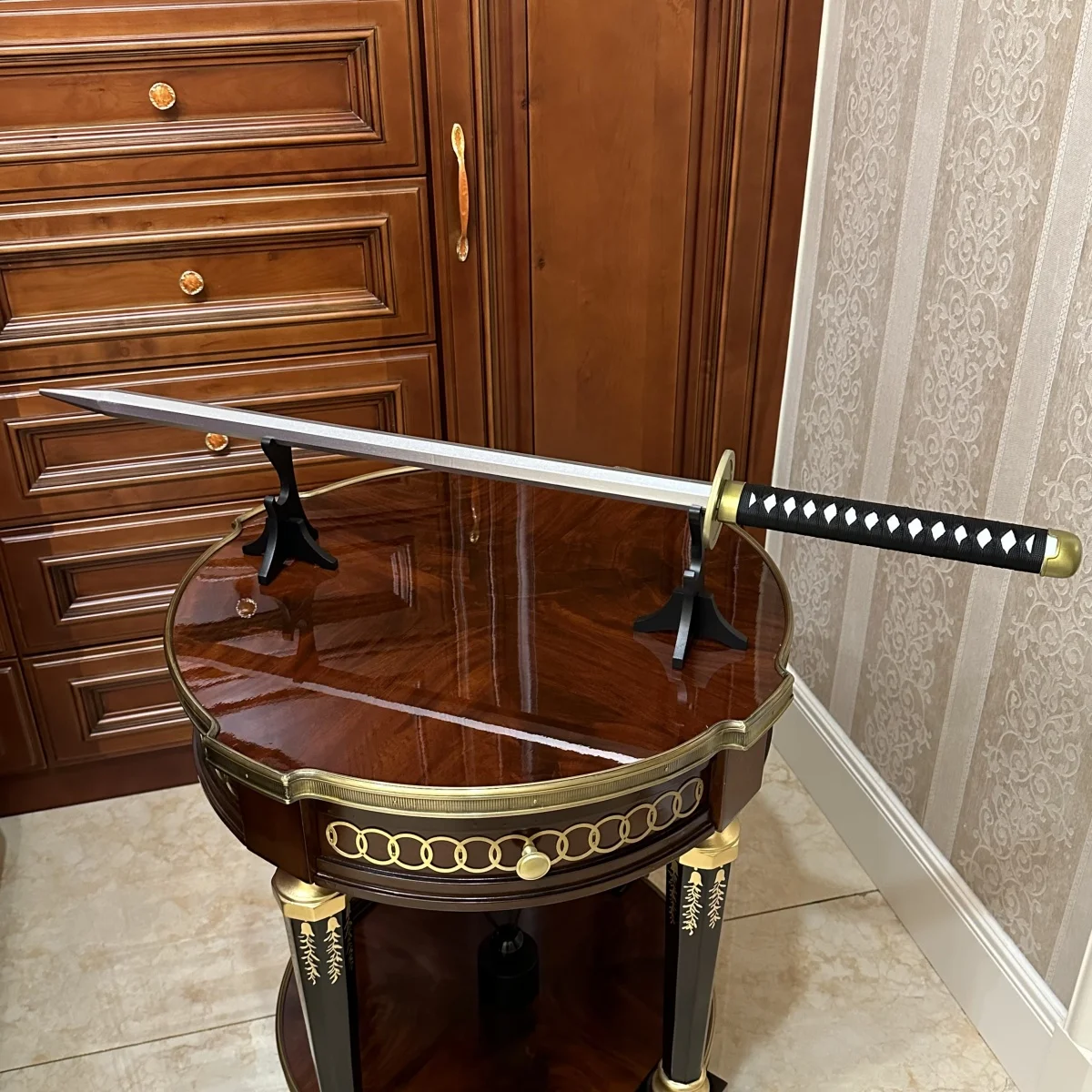 39,3-calowy miecz katana Chainsaw Man Hayakawa Aki, oryginalny nóż ninja, japoński miecz katana, rekwizyt do cosplayu, zabawka