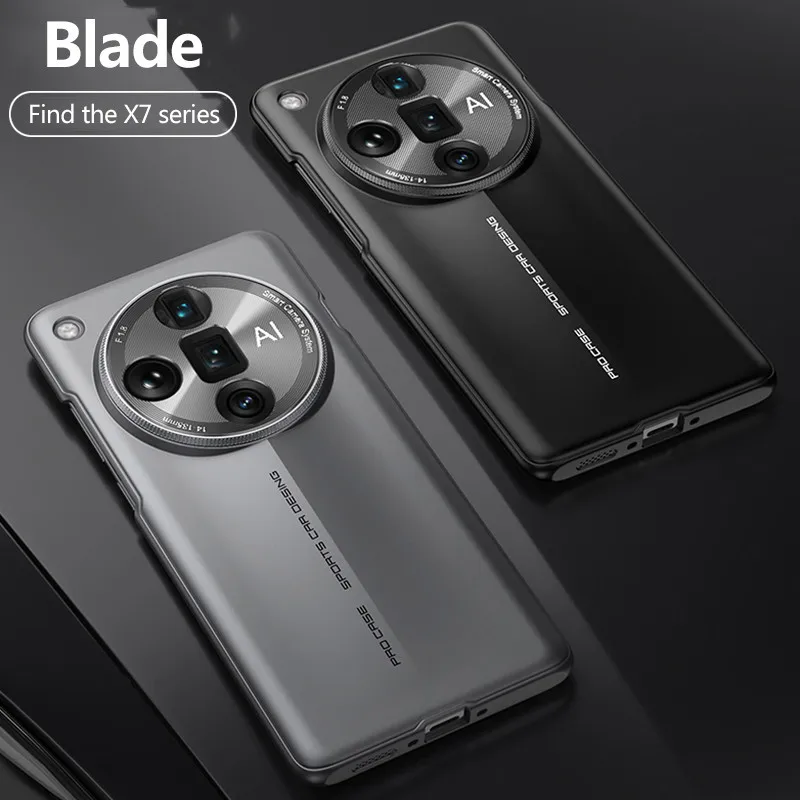 Matte PC Hard Case For OPPO Find X7 Ultra X5 X5Pro X3 X3Pro Porsche Design Glass Film Screen Precision Camera Protection Cover