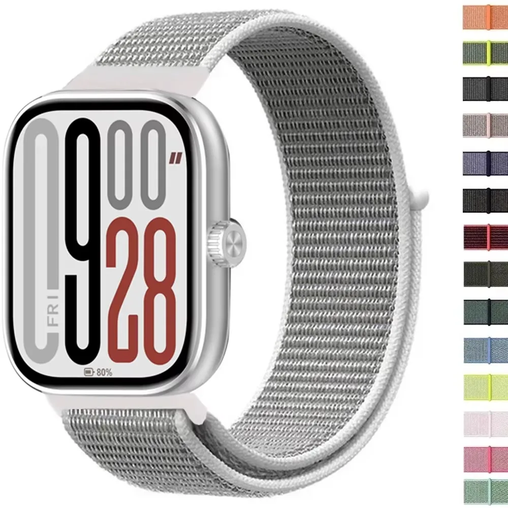 

Comfortable Breathable Wristband For Xiaomi Mi Band 8 Pro/9 Pro Correa Accessories Nylon Loop Strap For Redmi Watch 4 5 Bracelet