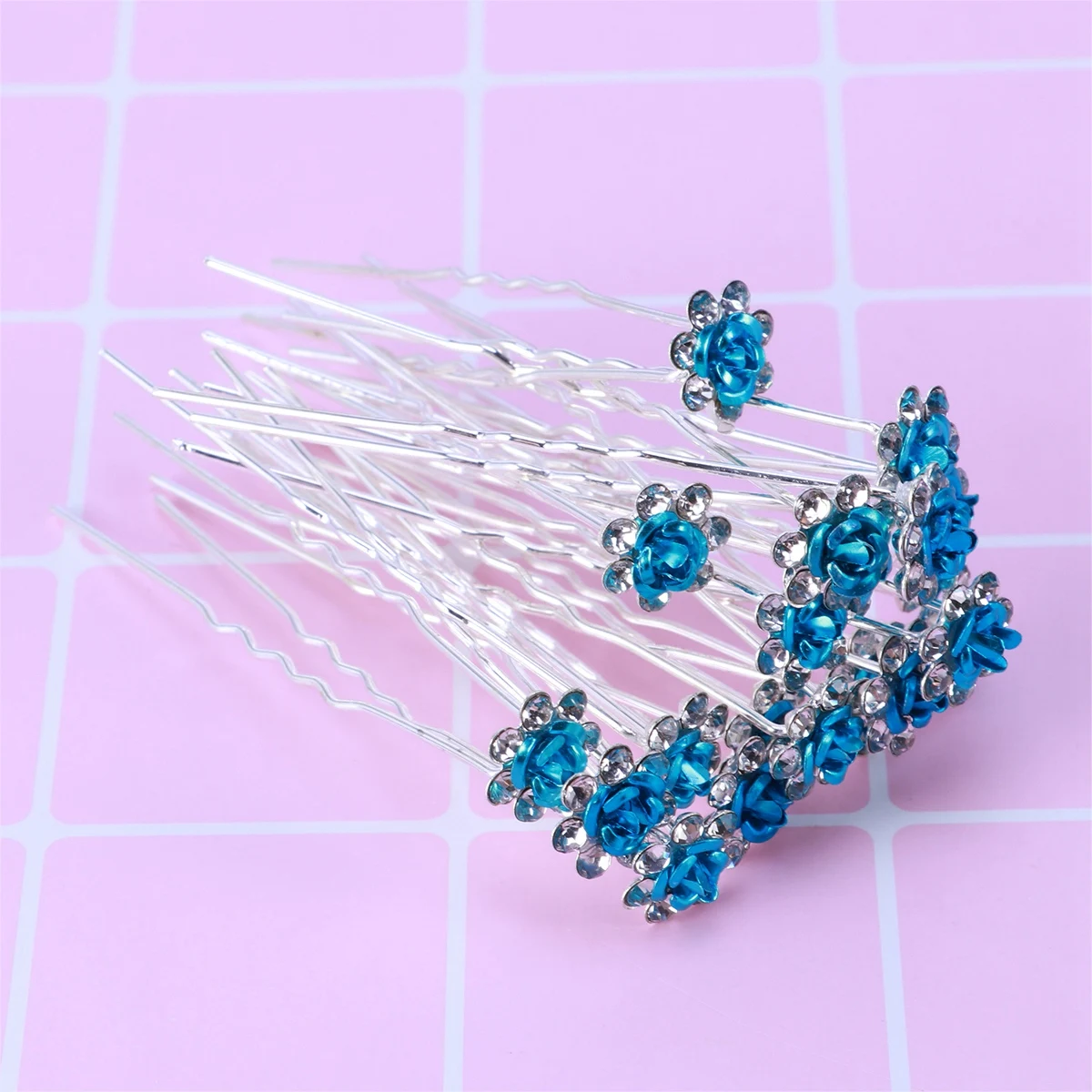 

Pins U Shaped Clips Rhinestones Wedding Bridal Prom Party Hair Hair Accessories Accessories DIY Hairstyle