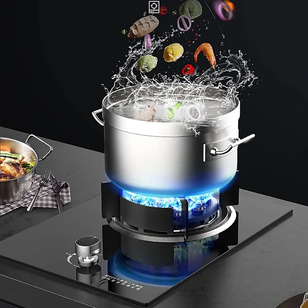 Quemador Cocina de gas Placa de gas Placa de gas integrada, Cocina de mesa, 1 anillo de placa portátil de hierro fundido, Estufa de gas de petróleo NG/GLP, F