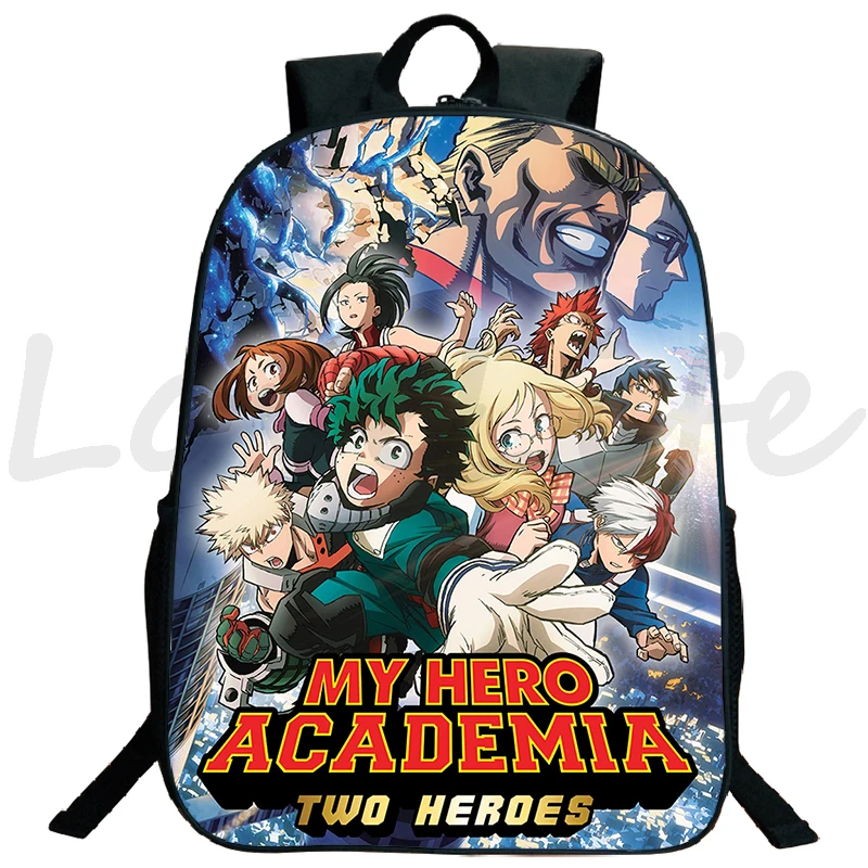 My Hero Academia Anime Mochila para meninos e meninas, mochila de grande capacidade, mochila para laptop, mochilas escolares, mochila de viagem, estudantes