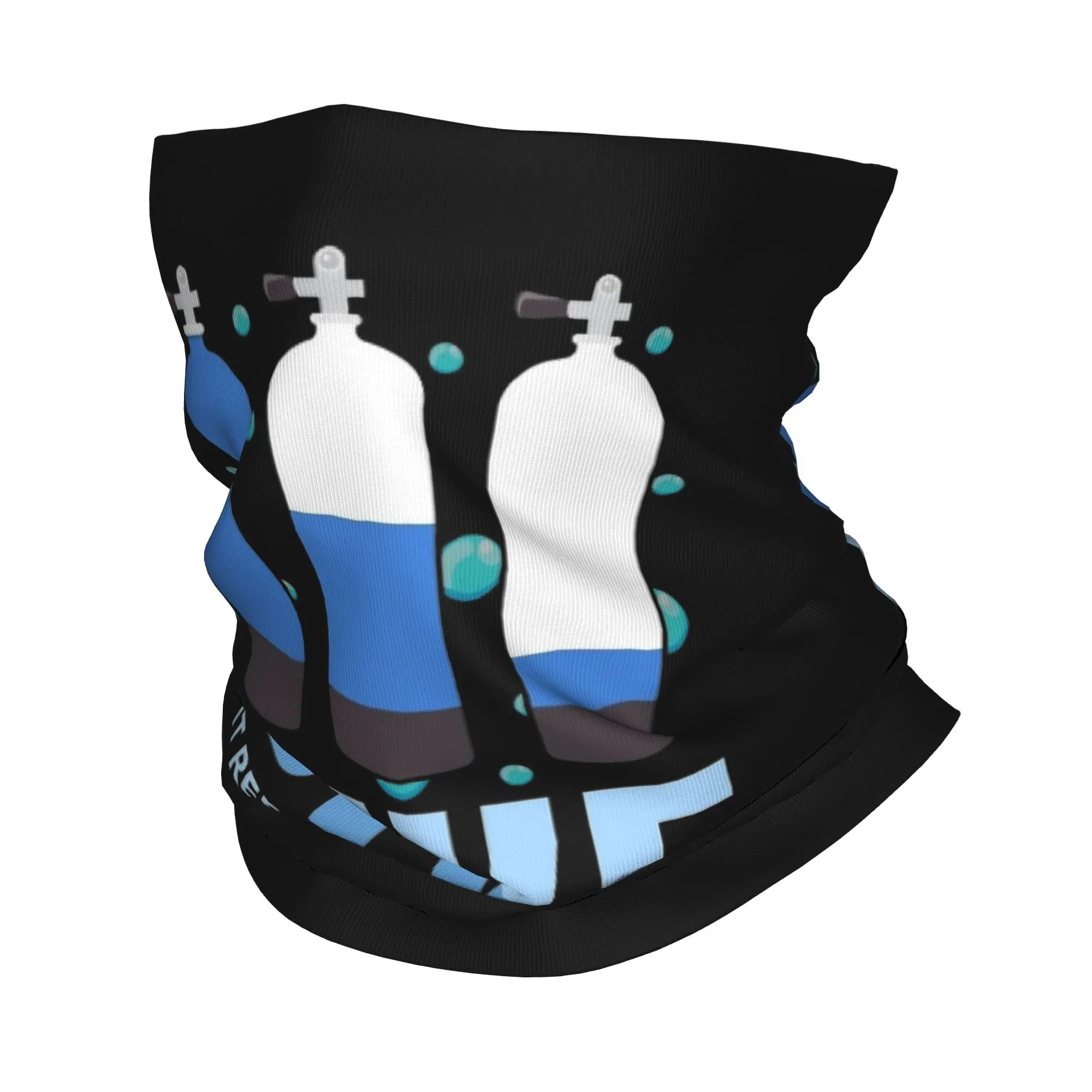 Diving Bottle Diver Bandana Neck Cover Printed Scuba Dive Mask Scarf Warm Headband Hiking Unisex Adult Winter