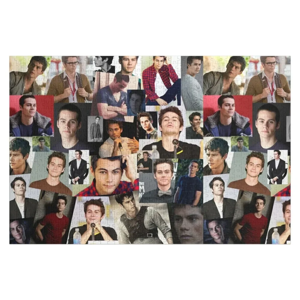 

Dylan Obrien Abstract Rectangular Collage Pattern Jigsaw Puzzle Baby Wooden Custom With Photo Custom Name Wood Puzzle