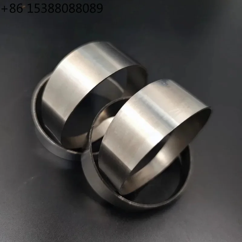 Gr1 Gr2 titanium alloy cuttings 2-3 inches 51-76mm exhaust pipe, with loose radius and tight radius(2PCS)