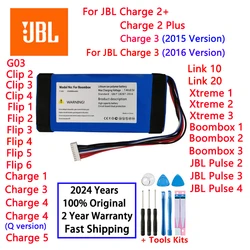 Original Speaker Rechargeable For JBL Clip Boombox Pulse Xtreme Flip Charge 1 2 2+ 3 4 5 6 Link 10 20 Plus Battery Bateria