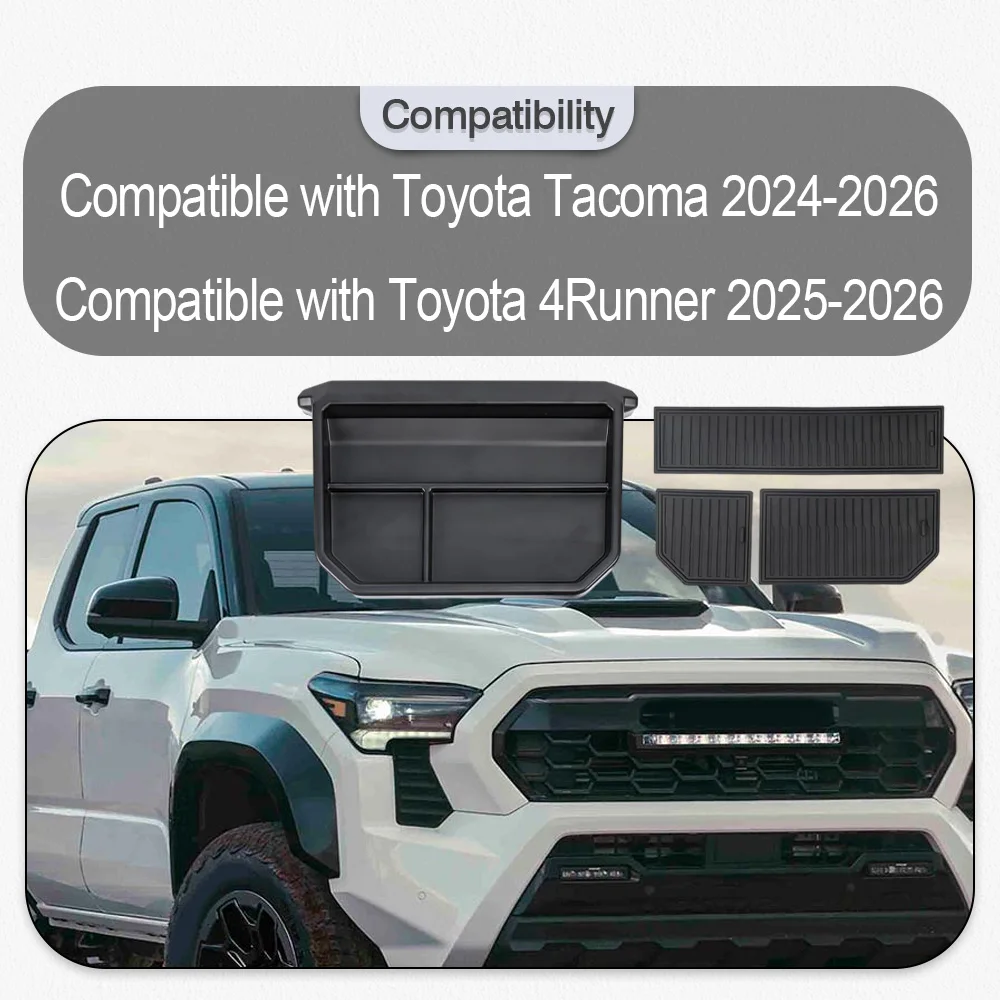 

Center Console Dashboard Organizer For Toyota Tacoma 2024 2025 2026 4Runner 2025-2026 Dashboard Dashboard Interior Accessories ﻿