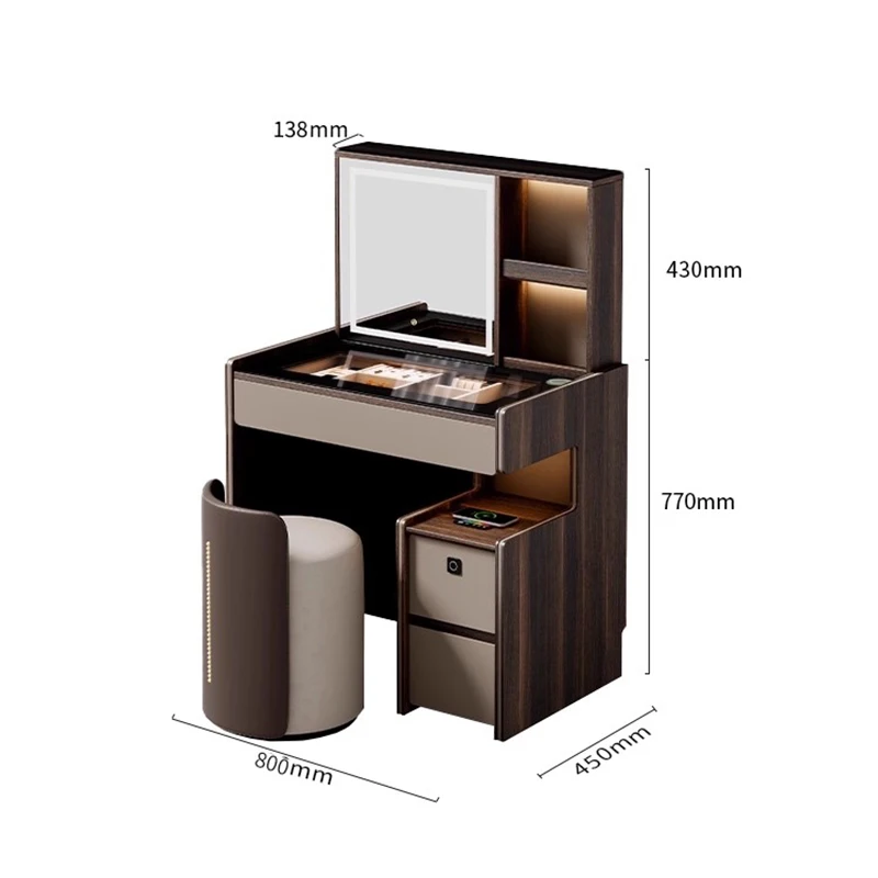 Italian Classic Vanity Table Aesthetic Minimalist Functional Premium Vanity Table With Drawer Coiffeuse De Chambre Furniture