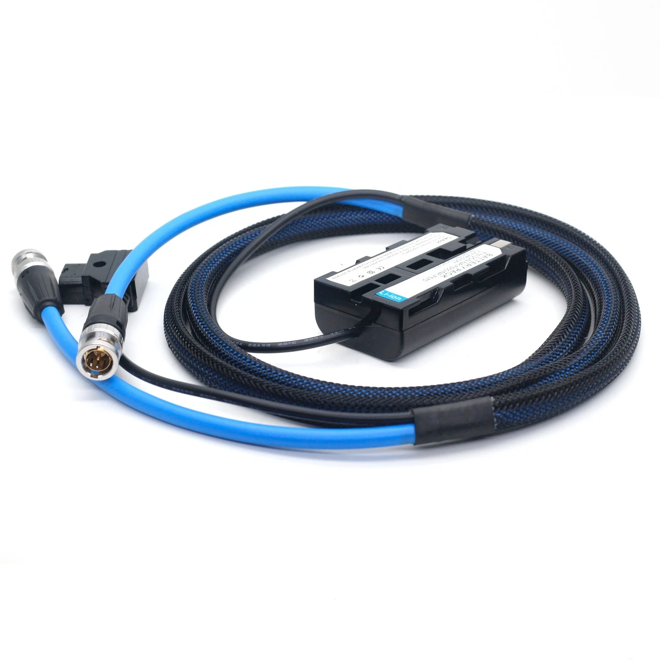 New Monitor Power Cord + SDI Video Transmission Coaxial Cable +F550 F970 Fake Battery 150cm