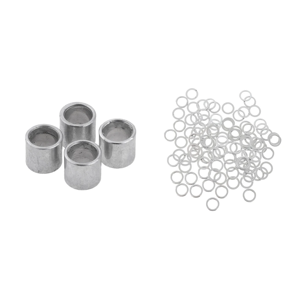 Skateboard Longboard Hardware 100pcs Washers + 4pcs Bearing Spacers