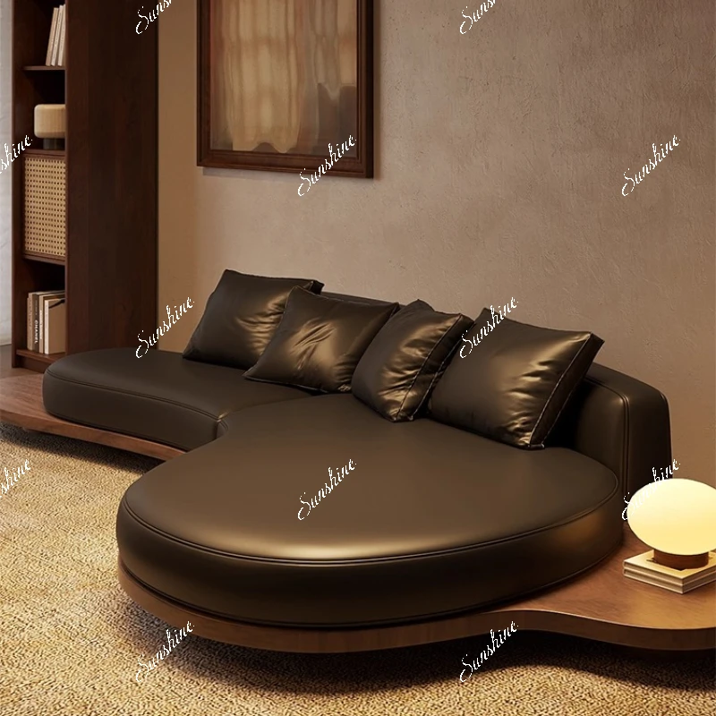 

Medieval wabi-sandy wind solid wood floor sofa business small apartment, homestay rest area reception