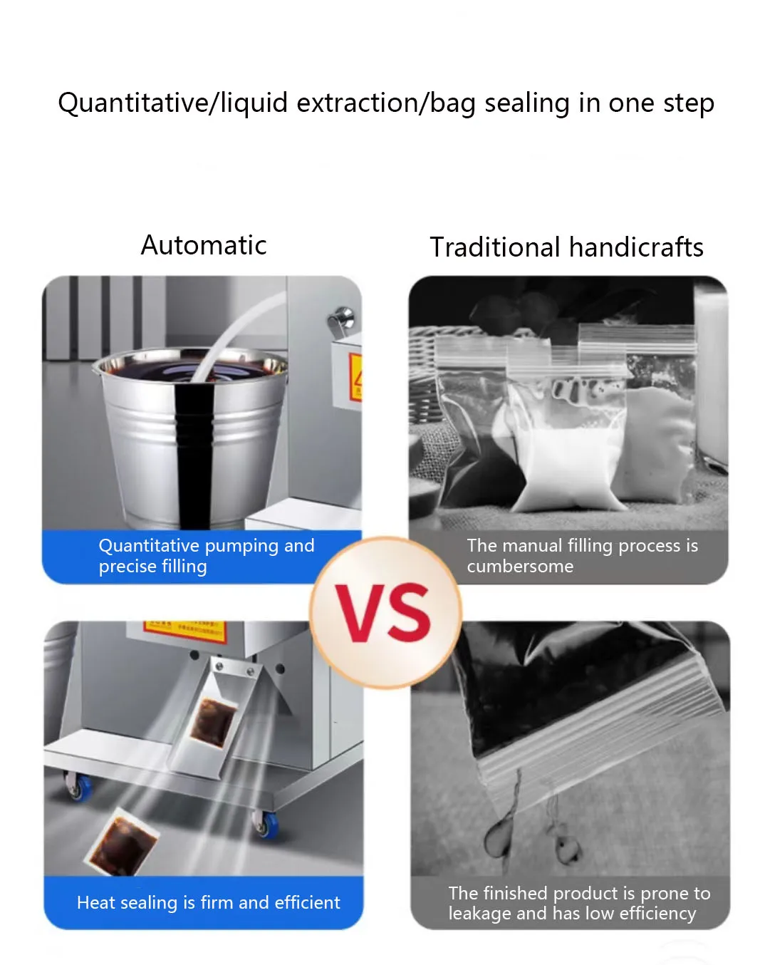 

Liquid Water Sample Sachet Filling Sealing Machine