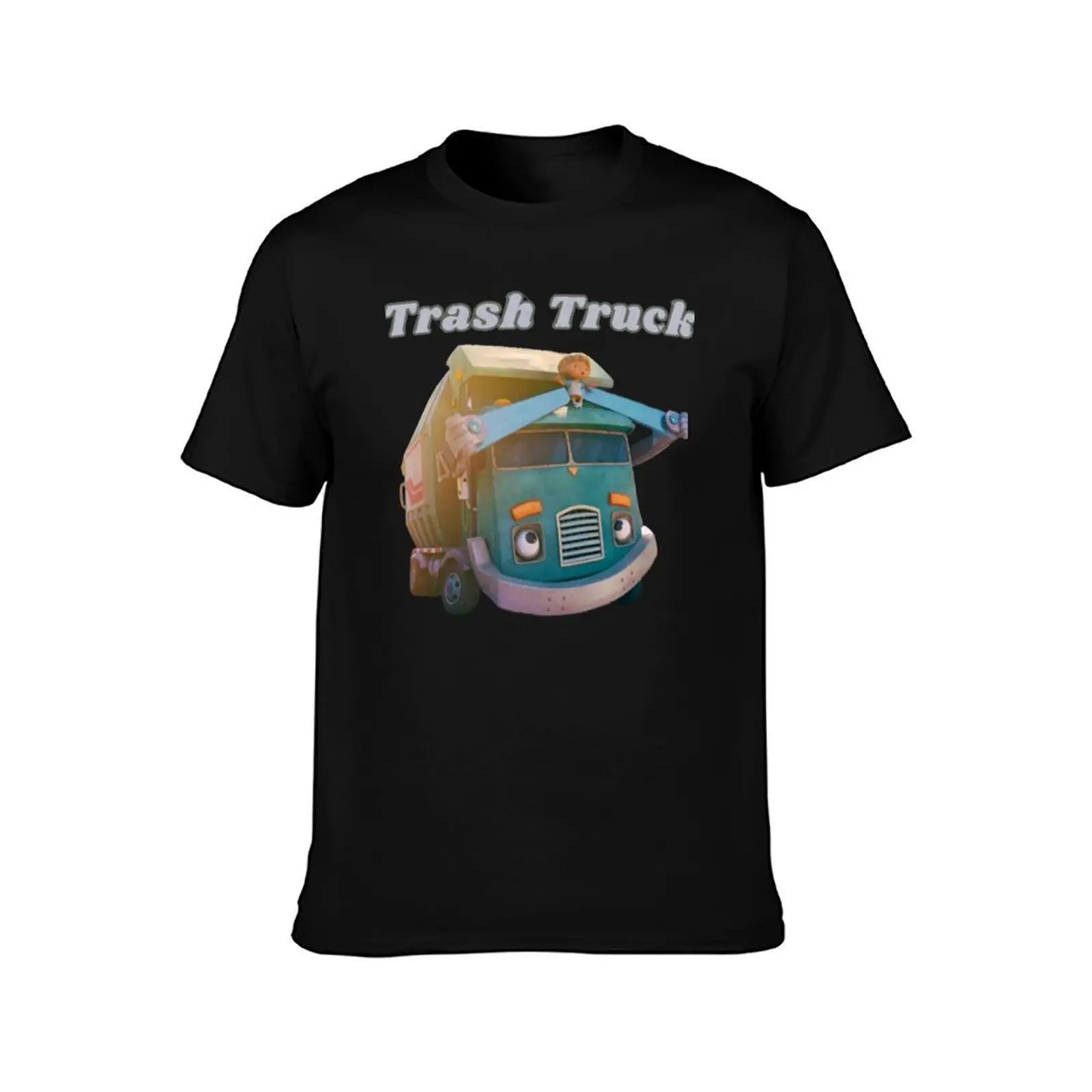 hank and trash truck BEST SCENE T-Shirt, Summer Casual Cotton Tee, Oversized Streetwear Tops, Vintage Graphic Print, 100% Cotton