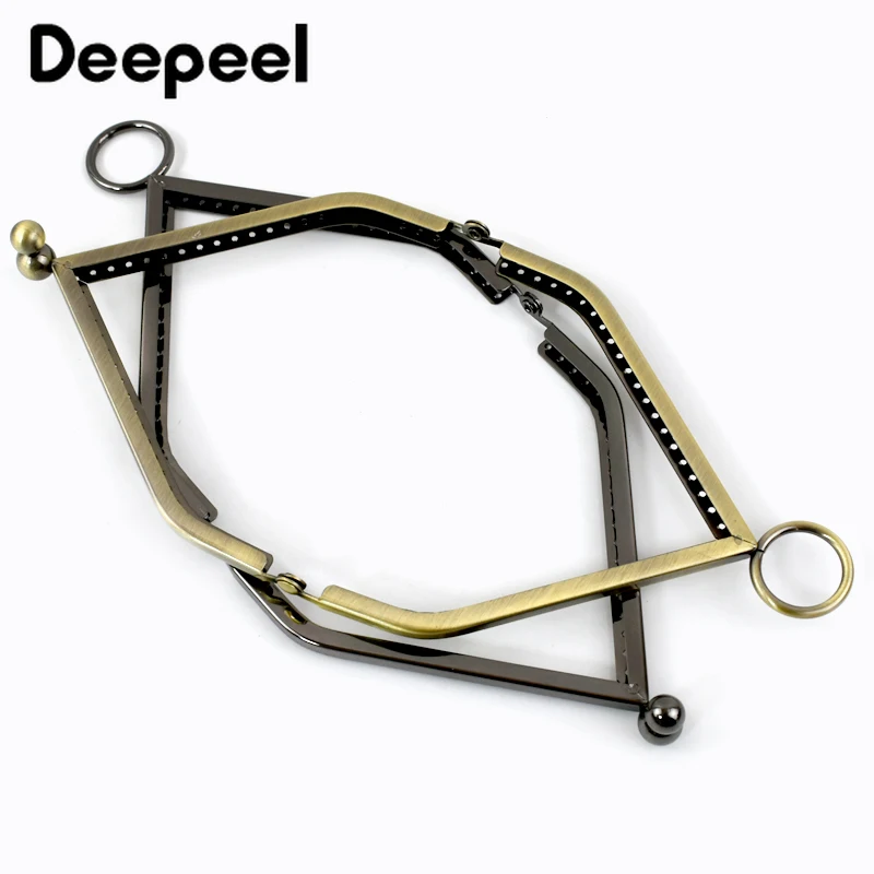 5/10Pcs Deepeel 11cm Metal Purse Frame Bag Handle Kiss Clasp Sewing Brackets Handbag Handles DIY Handmade Hardware Accessories