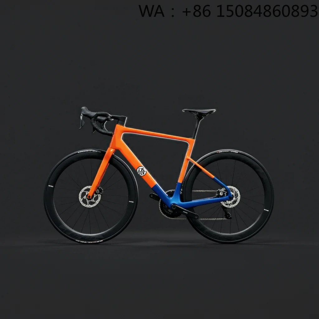 24 Speed Performance Road Bike, Carbon Fiber Material, Lightweight Carbon Fork, High Speed Adult Racing Cycling Bicycle